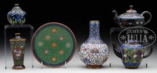 Appraisal: LOT OF ASIAN CLOISONNE Asia th century The lot made