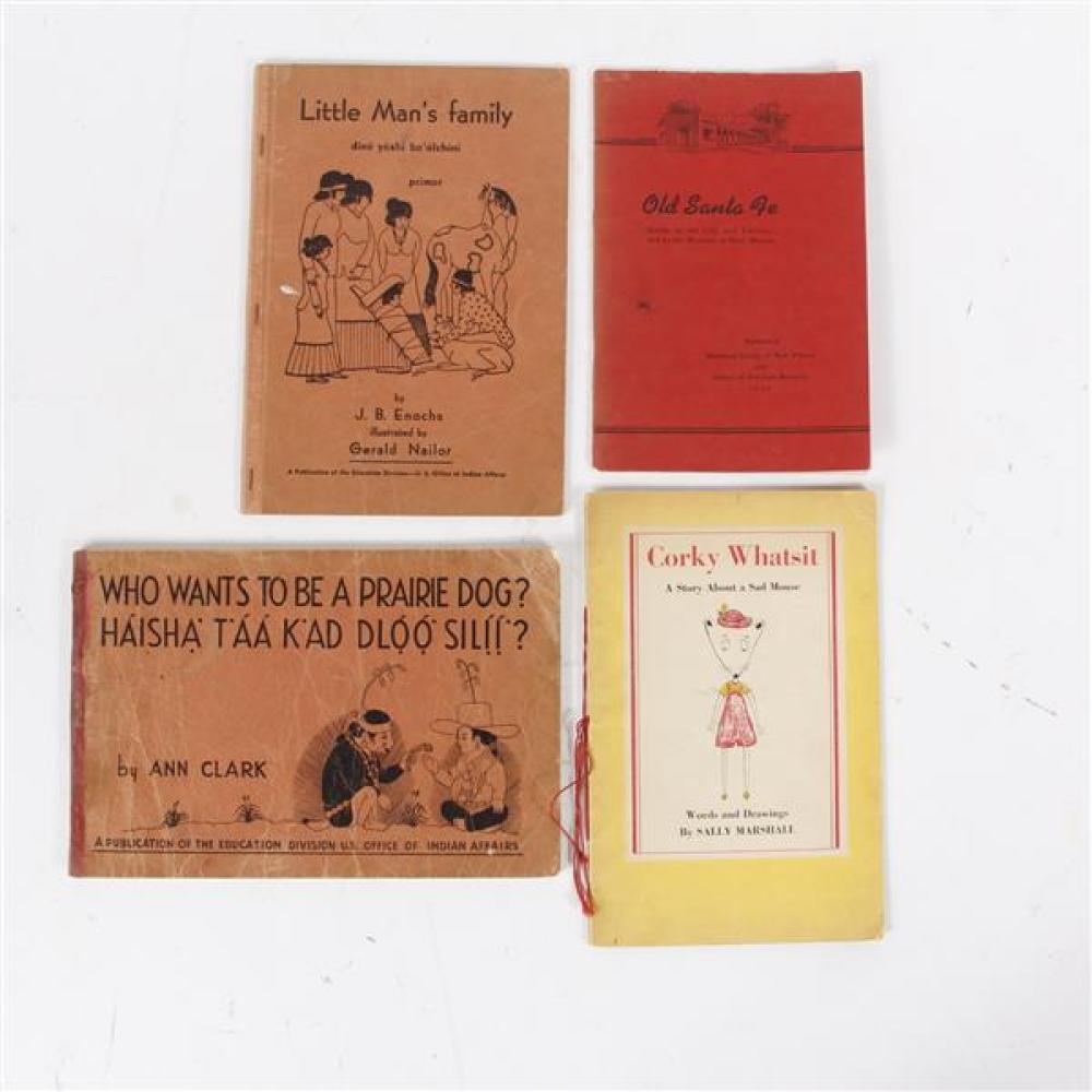 Appraisal: FOUR VINTAGE BOOKS FROM SANTA FE 'OLD SANTA FE TWO