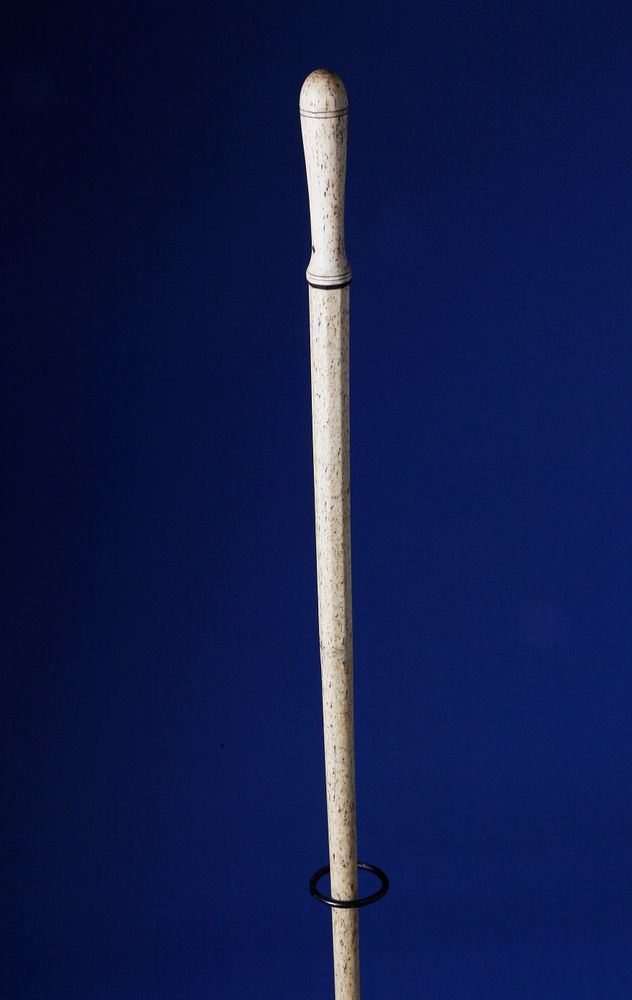 Appraisal: Whaler Made Whalebone Walking Stick circa Whaler Made Whalebone Walking