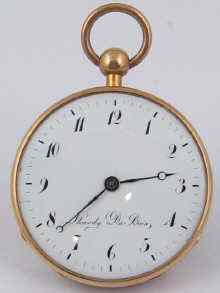 Appraisal: An ct gold Swiss quarter repeating open face pocket watch