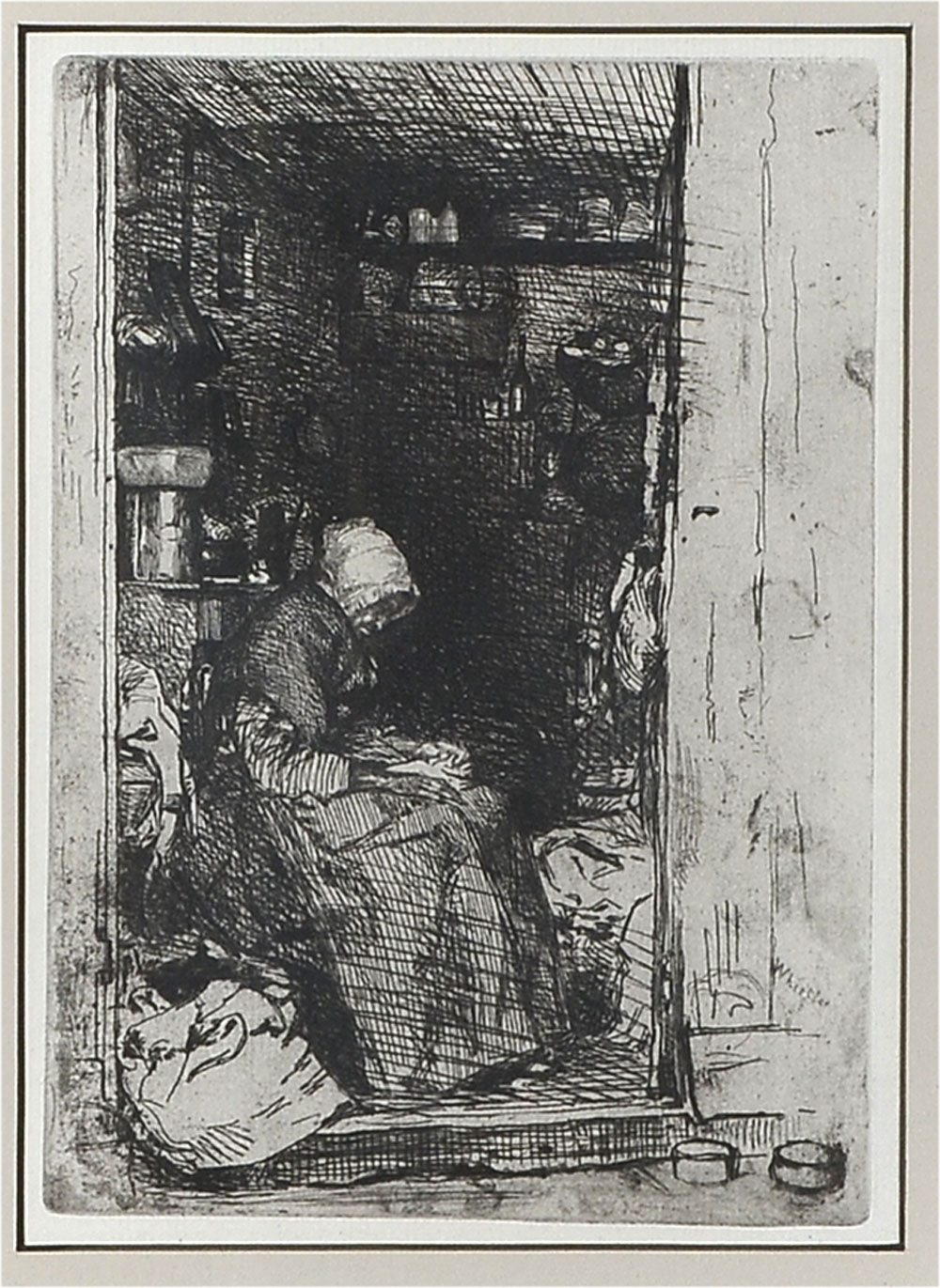 Appraisal: LA VIELLE AUX LOQUES ETCHING AFTER WHISTLER th Century Etching