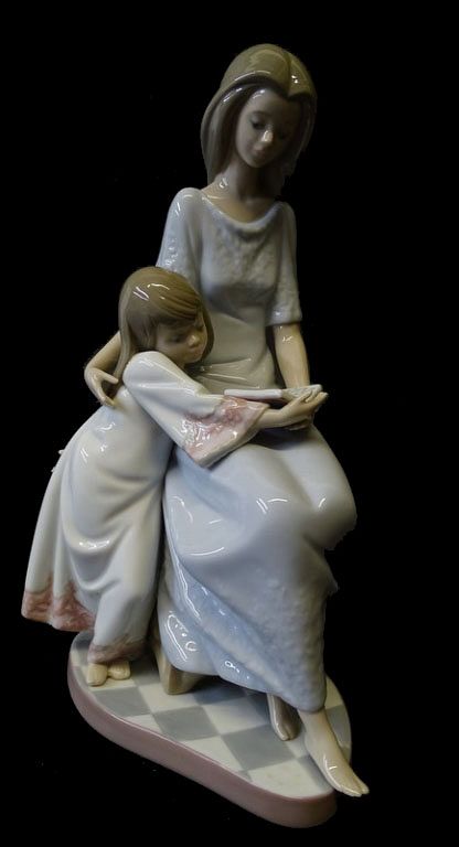 Appraisal: Lladro Bedtime Story Porcelain Lladro Bedtime Story Porcelain Good condition