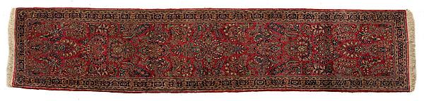 Appraisal: SAROUK RUNNER Iran mid- th century in palette of deep