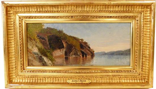 Appraisal: Alfred T Bricher American - Lake George c oil on