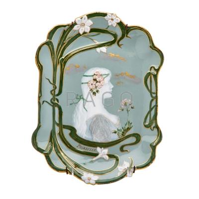 Appraisal: WITHDRAWN LIMOGES PORCELAIN PATE SUR PATE Condition Report