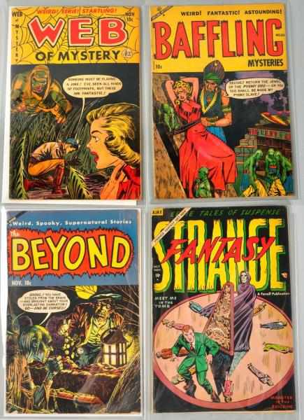 Appraisal: Lot of Sci-Fi Horror Golden Age Comic Books This lot