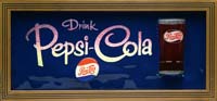 Appraisal: s PEPSI MOTION LIGHT This countertop light up sign has