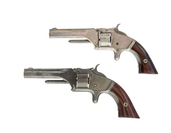 Appraisal: TWO SMITH AND WESSON MODEL NO SECOND ISSUE REVOLVERS caliber