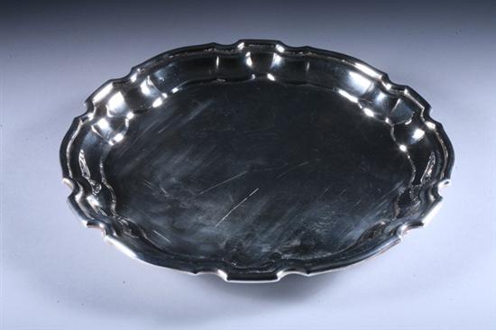 Appraisal: CAMUSSO STERLING SILVER TRAY mid- th century In the George