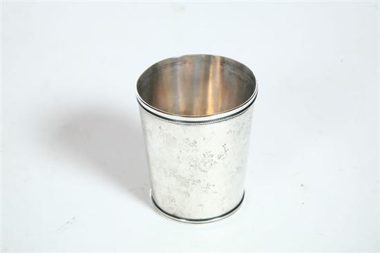 Appraisal: SILVER BEAKER OR JULEP CUP Marked for Duhme and Company