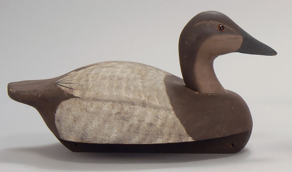 Appraisal: CANVASBACK HEN BALSAWOOD DECOY By Ken Harris of Woodville New