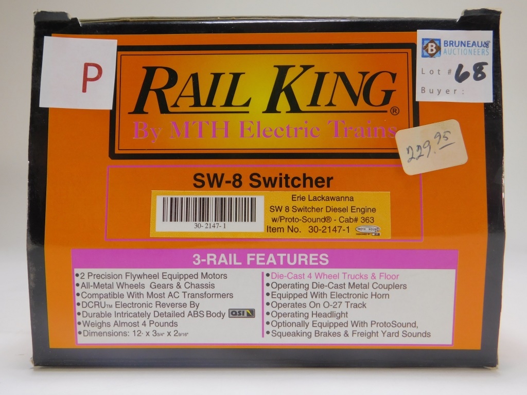 Appraisal: RAIL KING ERIE LACKAWANNA SWITCHER DIESEL ENGINE Item no -