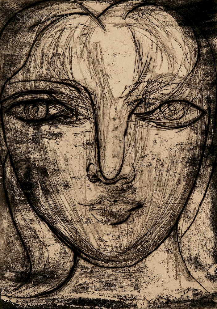 Appraisal: Pablo Picasso Spanish - Portrait de Marie-Th r se de