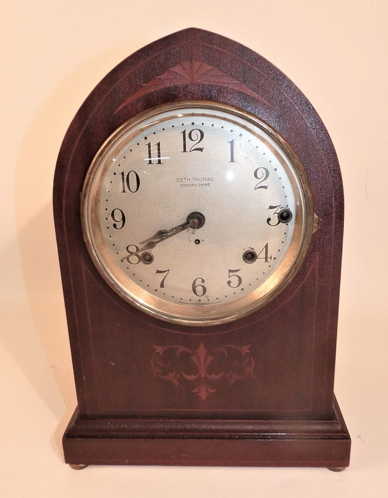 Appraisal: SETH THOMAS SONORA MANTLE CLOCK Circa Seth Thomas SONORA CHIMES