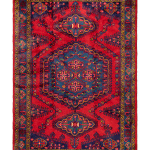 Appraisal: A Turkish Wool Rug Second Half th Century feet inches