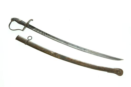 Appraisal: SWORD France nd quarter- th century Cavalry saber with script