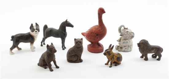 Appraisal: A Collection of Fifteen Cast Metal Banks each in the