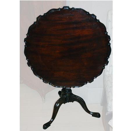 Appraisal: George III Mahogany Tilt-Top Table Estimate -