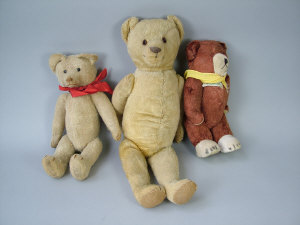 Appraisal: A Merrythought style mohair teddy bear height cm together with