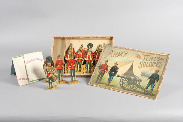 Appraisal: Set of Paper Soldiers with the original box as issued