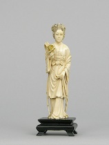 Appraisal: Carved Ivory Kuan Yin ca late th early th Century