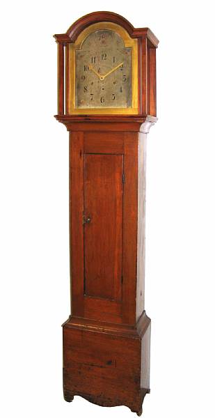 Appraisal: A Federal pine tall case clock height ft in width