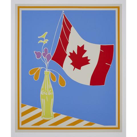 Appraisal: Erica Rutherford - CANADA TRIUMPHANT Canadian Colour silkscreen on paper