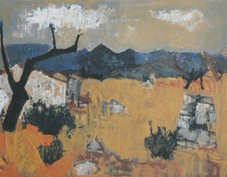 Appraisal: Raymond Guerrier French - Landscape Estimate -