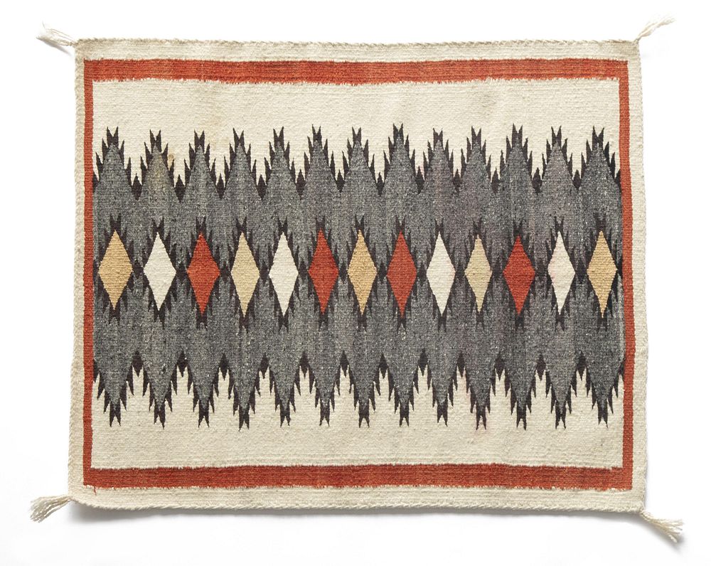 Appraisal: Navajo Gallup Throw Textile ca - Navajo Gallup Throw Textile