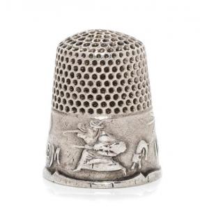 Appraisal: An American Silver Commemorative Thimble Ketcham McDougall New York NY