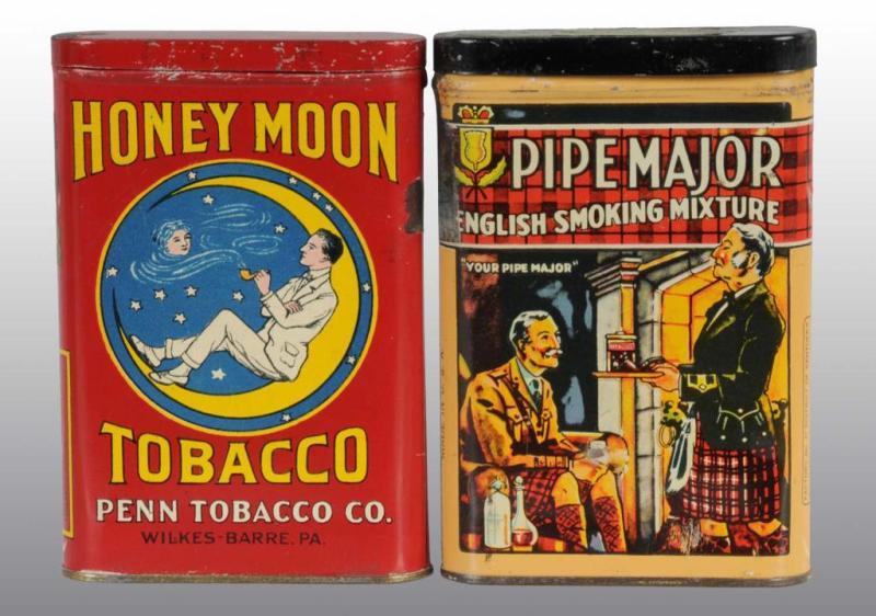 Appraisal: Lot of Vertical Pocket Tins Description Includes one Man on