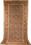 Appraisal: RUG - x Antique Persian rug with overall pattern navy