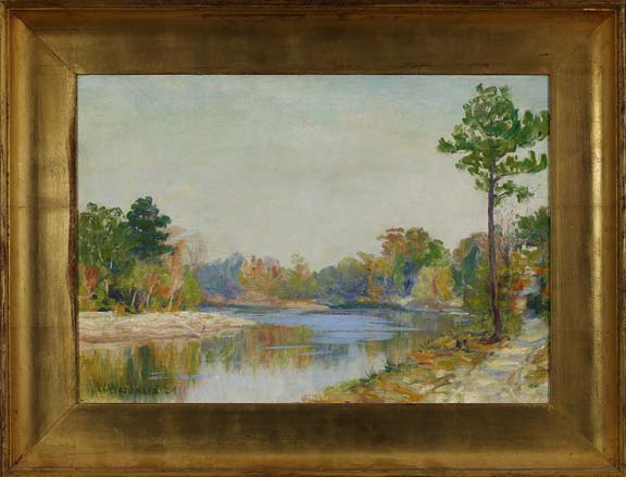 Appraisal: William Woodard American New Orleans - River View Biloxi Mississippi