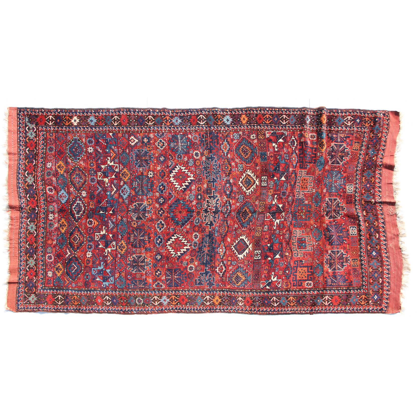 Appraisal: Anatolian Area Rug circa s wool foundation the brick red