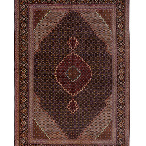 Appraisal: A Tabriz Wool Rug Second Half th Century feet inches