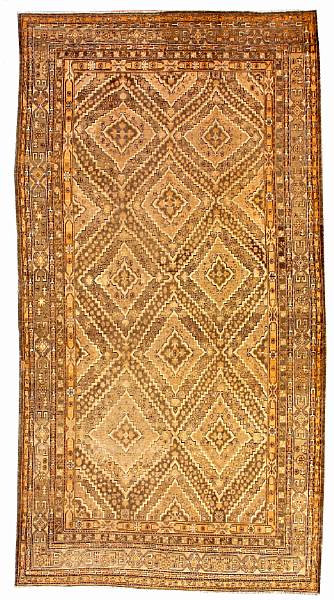 Appraisal: A Khotan long carpet Turkestan early th century size approximately