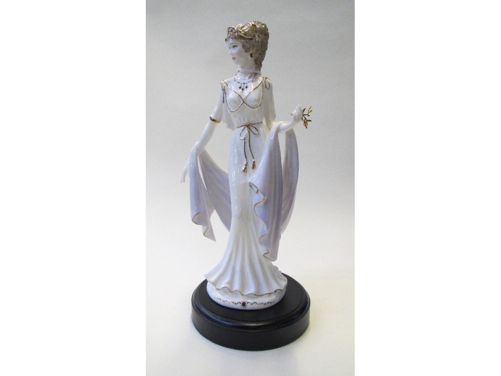 Appraisal: Two Coalport figures Cleopatra and Helen of Troy sculptured by