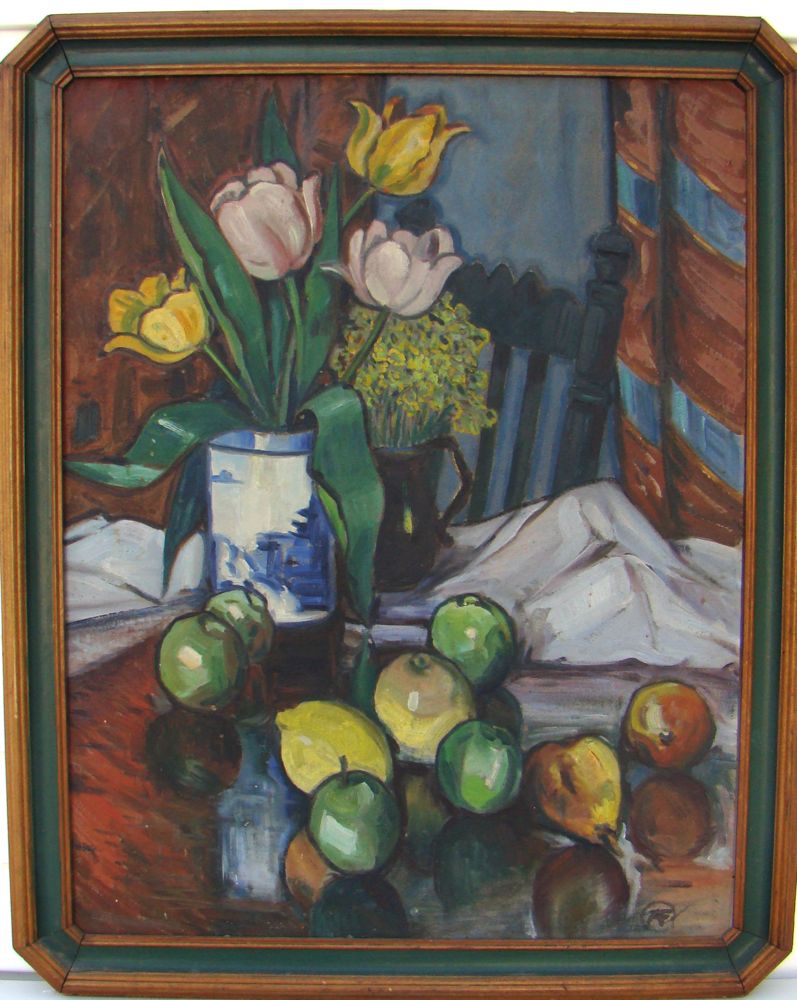 Appraisal: AXEL W FARHAMAmerican Late th Early th CenturyStill life with