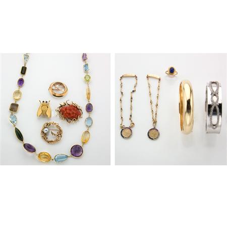 Appraisal: Group of Jewelry Estimate -