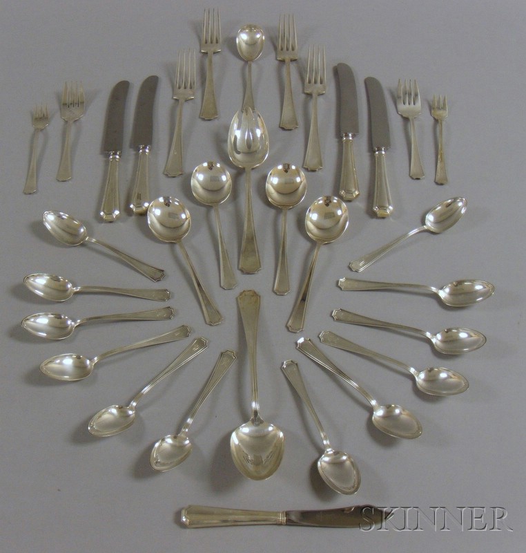 Appraisal: Partial Durgin and Gorham Sterling Silver Flatware Sets in Fairfax