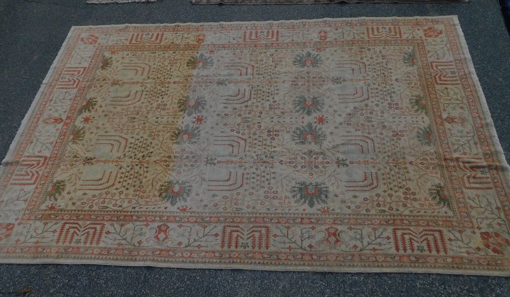 Appraisal: TURKISH AGRA RUG Antique Turkish Agra rug with tree design