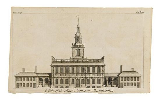 Appraisal: HEAP George A View of the State House in Philadelphia