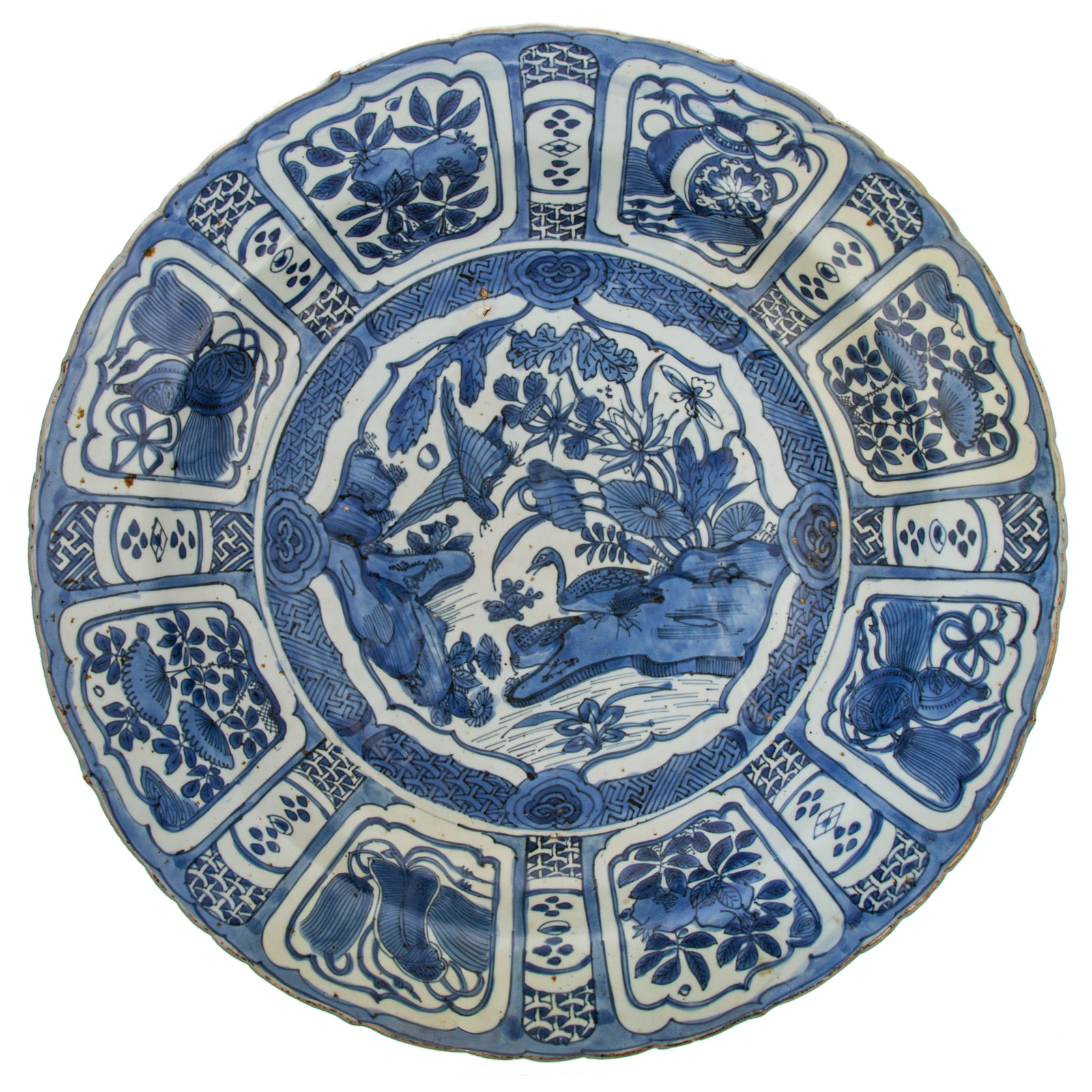 Appraisal: RARE MASSIVE CHINESE EXPORT KRAAK CHARGER Ming Dynasty Wanli Era