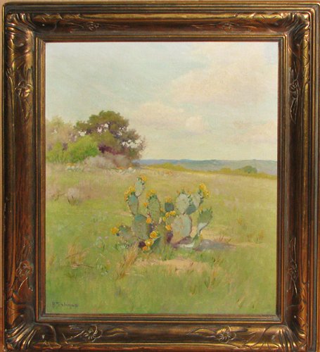 Appraisal: Artist Salinas Porfirio American - Title Untitled Prickly Pear in