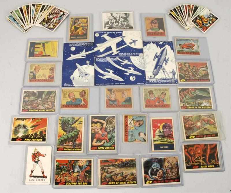 Appraisal: Lot of Buck Rogers Other Vintage Space Cards Description Total