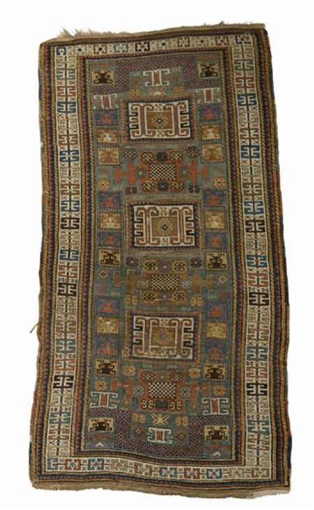 Appraisal: A Karatchopf Kazak long rug late th century the green