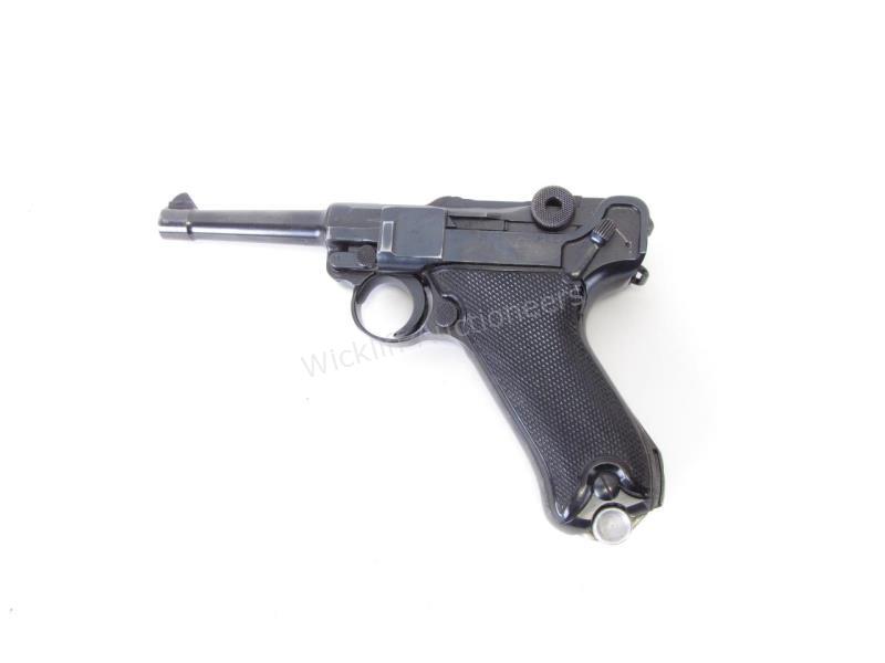 Appraisal: German BYF Code Luger Pistol-Round barrel Chambered in mm stamped