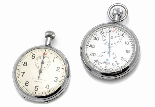 Appraisal: A collection of pocket watches and five stop watches various