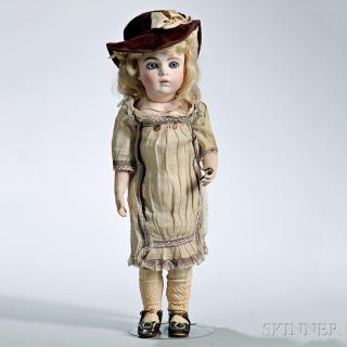 Appraisal: Bru Jne Bisque Head Doll Paris th century the socket