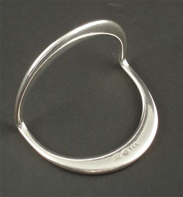 Appraisal: A Georg Jensen silver bracelet model no designed by Ibe